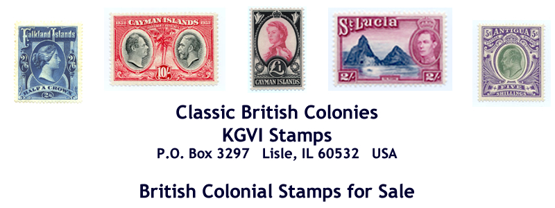 Classic British Colonies - KGVIStamps home page - stamps for collectors